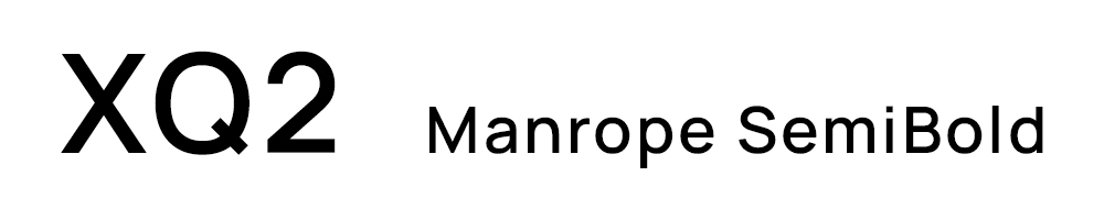 XQ2 Logo Font Information