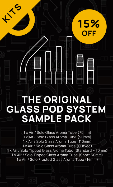 Glass aroma tubes for Portable units