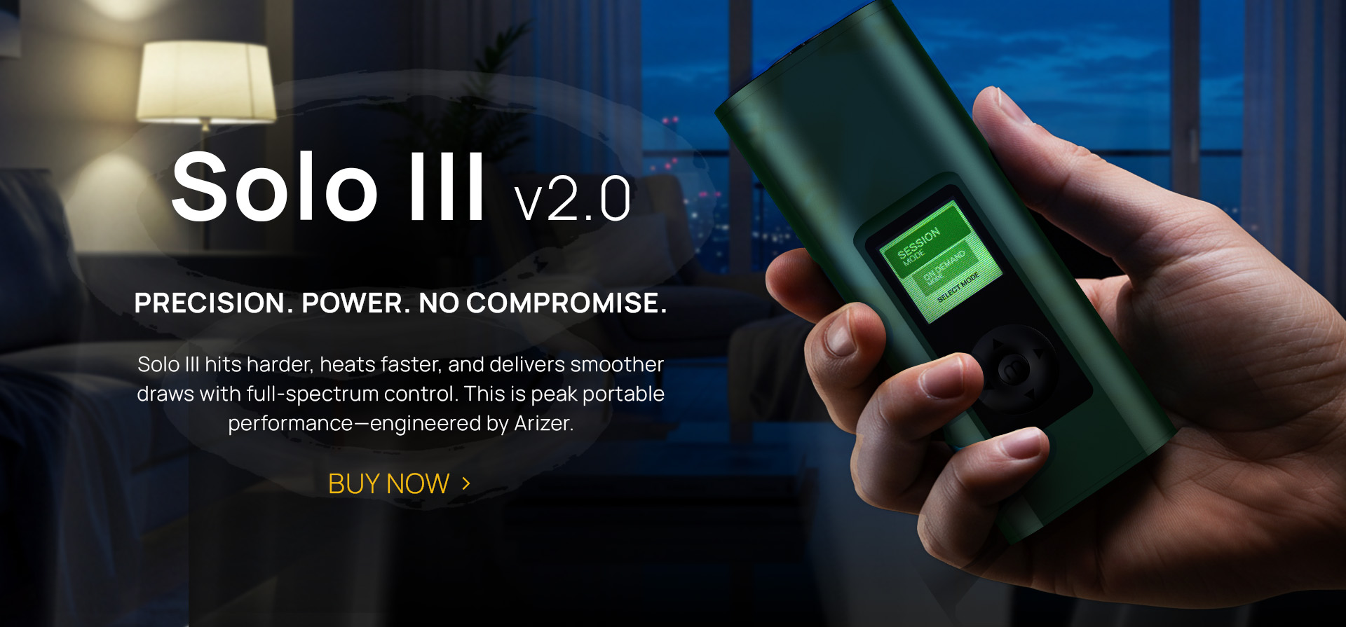 Arizer Solo III v2.0 promo