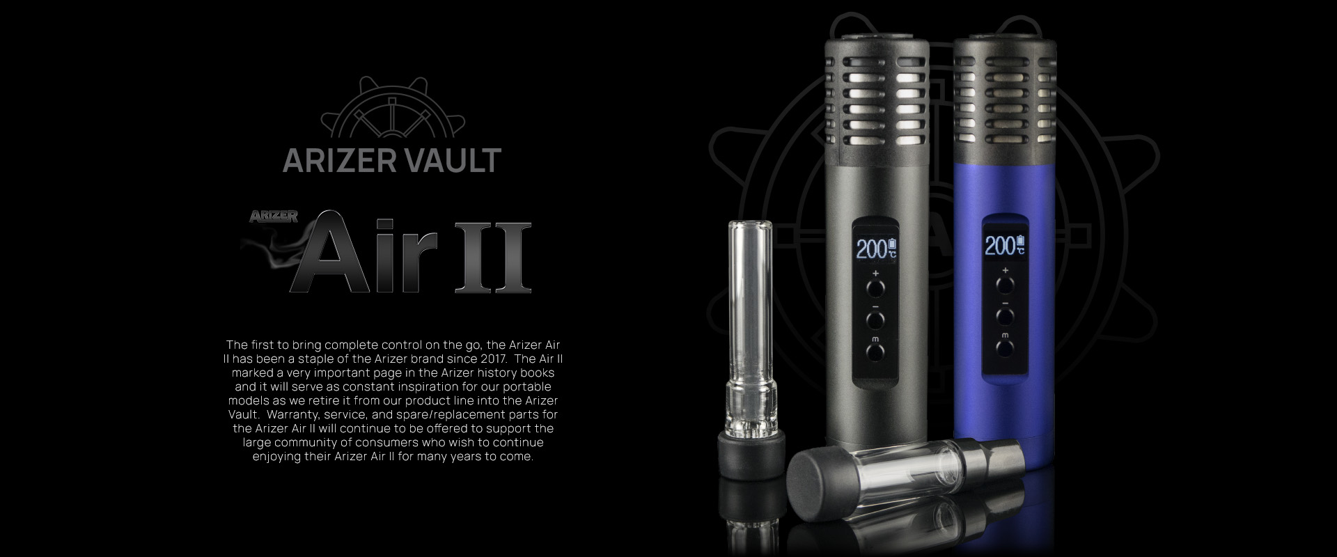 Arizer Air II in the vault Arizer Air II in the vault
