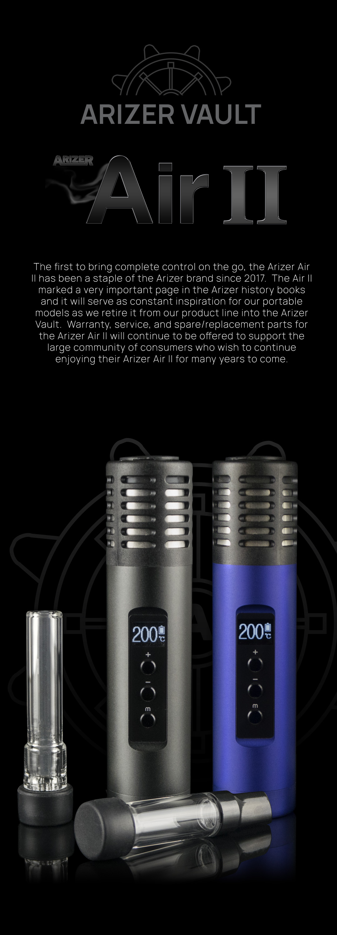 Arizer Air II in the vault
