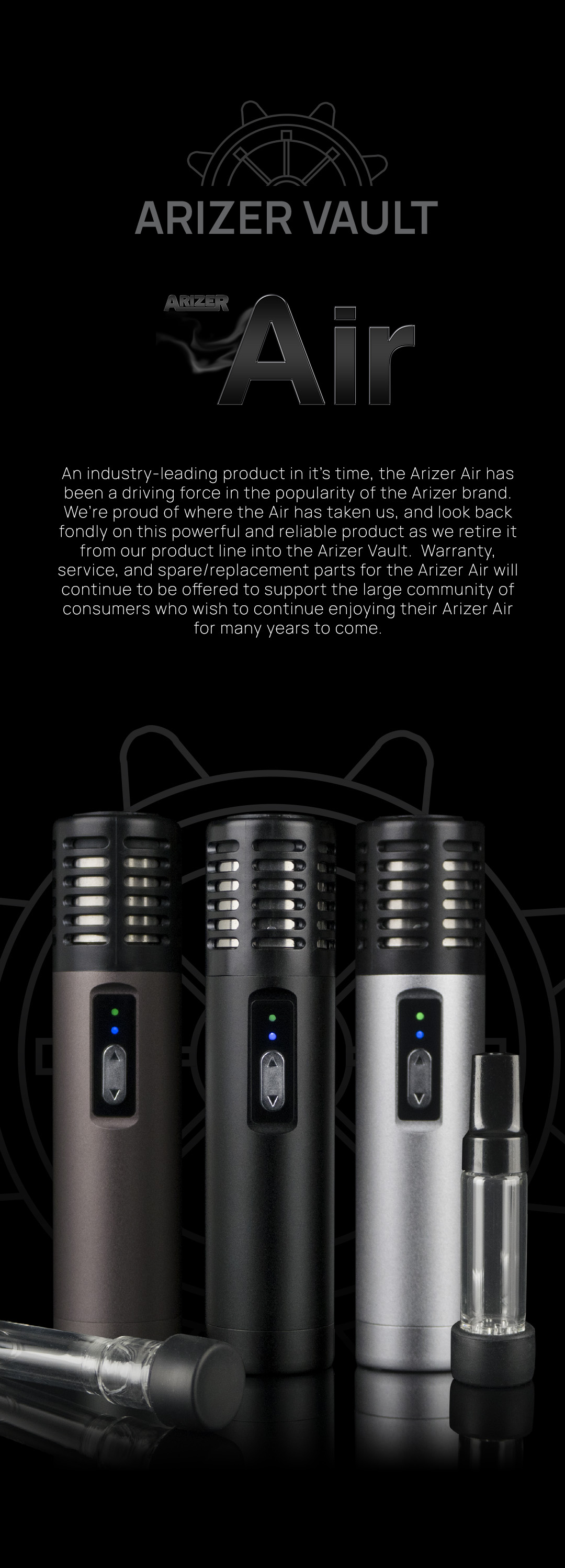 Arizer Air in the vault
