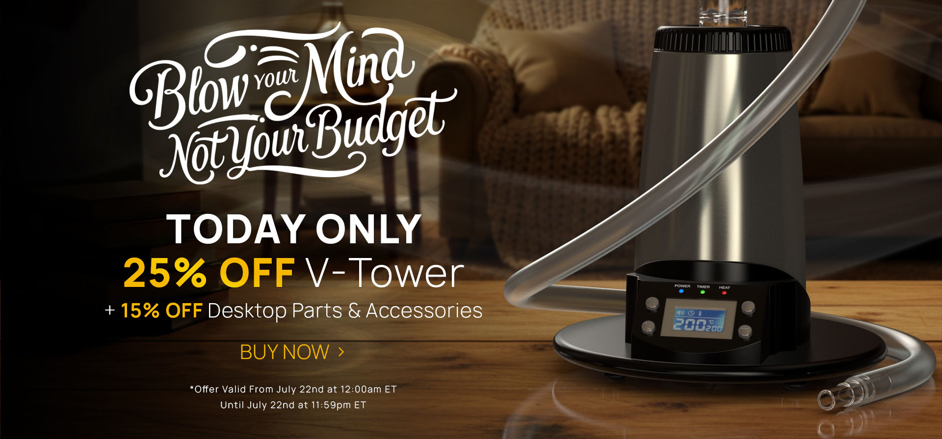 25% off Arizer V-tower