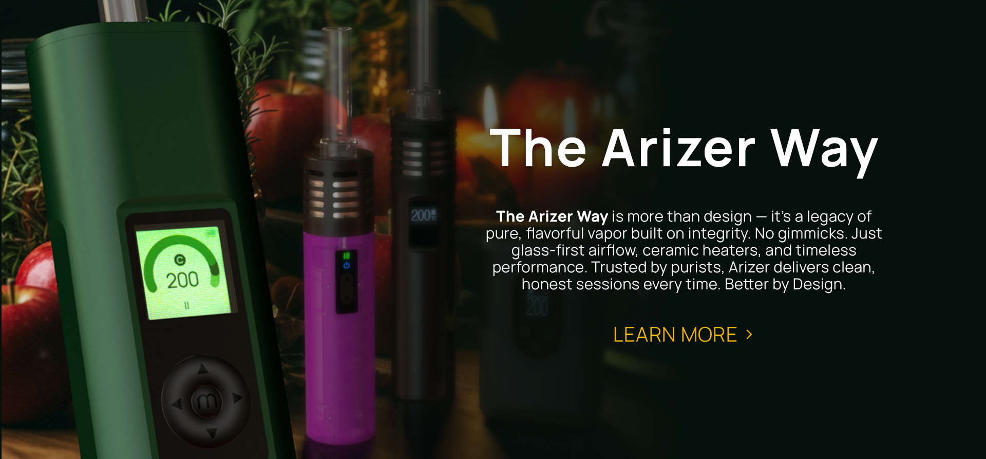 arizer dry herb vaporizers